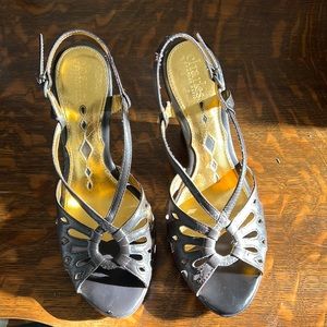 Charles David Brown Leather Wedge